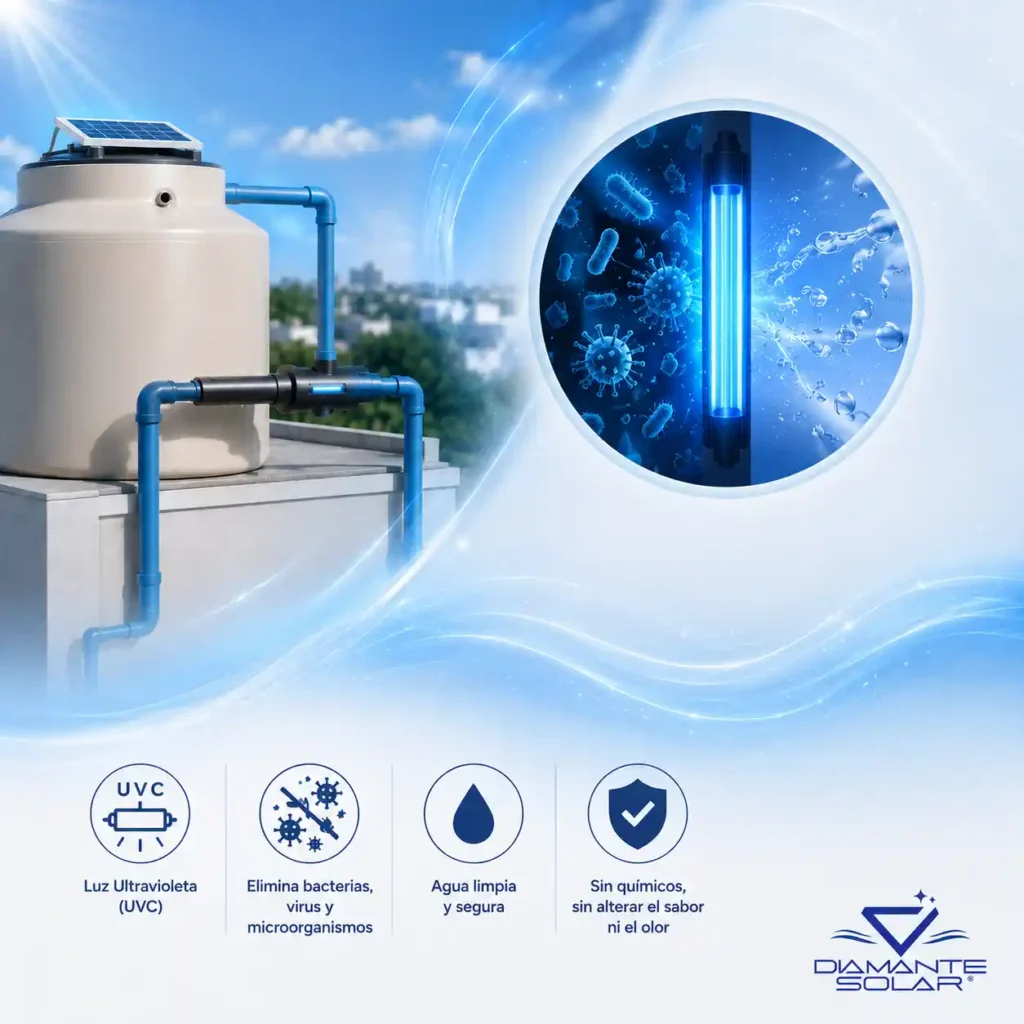 descontaminación de agua con energía solar