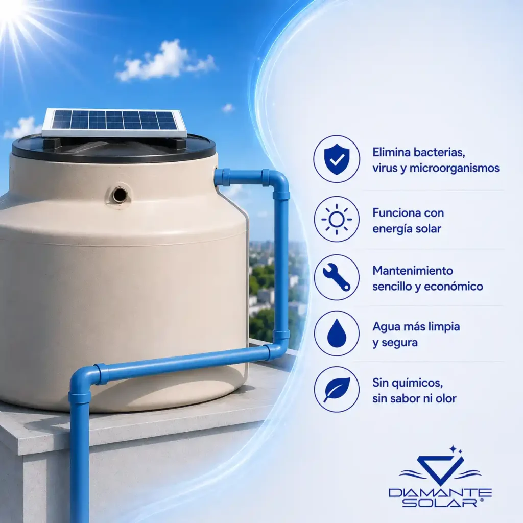 tratamiento de agua desinfección solar