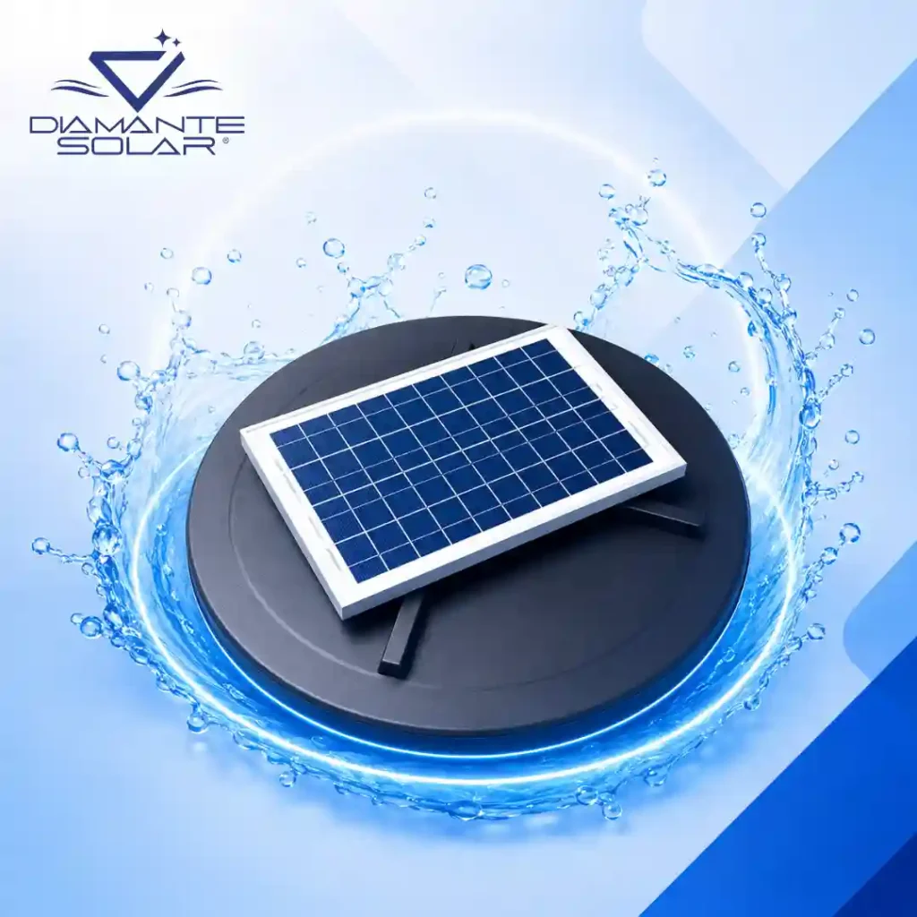 Diamante Solar, sistema de desinfección de agua para tinacos con energía solar y luz UVC LED